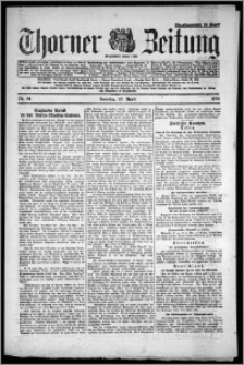 Thorner Zeitung 1922, Nr 94