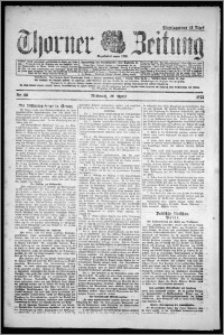 Thorner Zeitung 1922, Nr 96