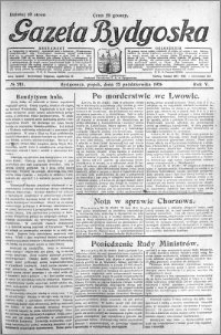Gazeta Bydgoska 1926.10.22 R.5 nr 244