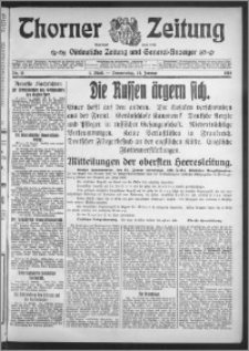 Thorner Zeitung 1915, Nr. 11 1 Blatt