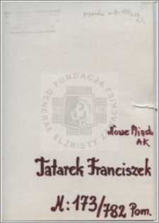 Tatarek Franciszek