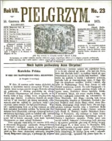 Pielgrzym, pismo religijne dla ludu 1875 nr 23