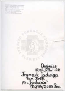 Frymark Jadwiga