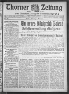 Thorner Zeitung 1916, Nr. 262 1 Blatt