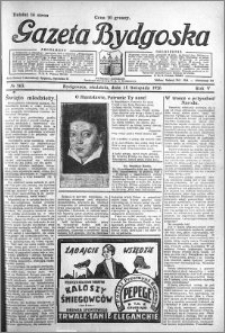 Gazeta Bydgoska 1926.11.14 R.5 nr 263