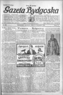 Gazeta Bydgoska 1926.11.21 R.5 nr 269