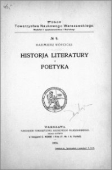 Historja literatury i poetyka