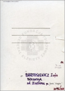 Bartosiewicz Błaszczyk Zofia