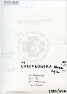 Chrzanowska Alina