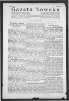 Gazeta Nowska 1927, R. 4, nr 1 + dodatek