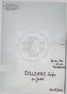 Dillenius Zofia