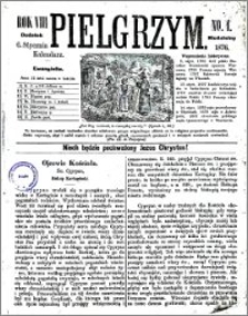 Pielgrzym, pismo religijne dla ludu. Dodatek niedzielny 1876 nr 1