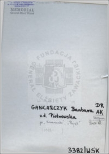 Gancarczyk Barbara