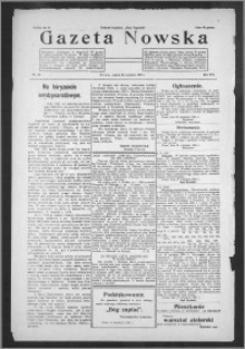Gazeta Nowska 1931, R. 8, nr 39 + dodatek