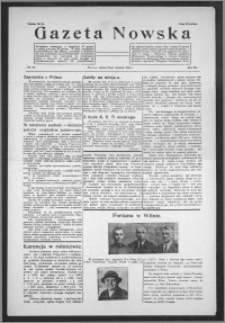 Gazeta Nowska 1935, R. 12, nr 38