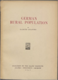 German rural population