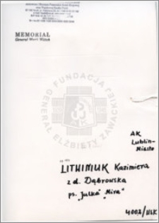 Litwiniuk Kazimiera