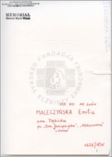 Maleczyńska Emilia