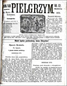 Pielgrzym, pismo religijne dla ludu. Dodatek niedzielny 1876 nr 12