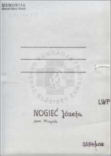 Nogiec Józefa