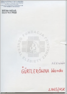 Gurtlerówna Wanda