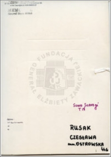 Rusak Czesława