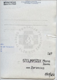 Stelmaszek Maria Janina