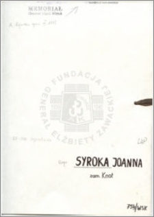Syroka Joanna