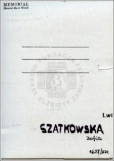 Szatkowska Zofia
