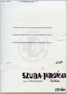 Szuba-Jablońska Lidia