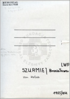 Szurmiej Bronisława
