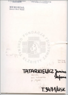 Tatarkiewicz Janina Stefania