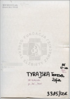 Tyrajska Teresa Zofia