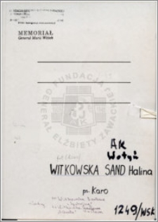 Witkowska-Sand Halina