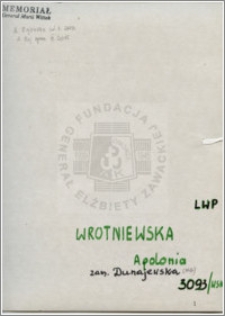 Wrotniewska Apolonia