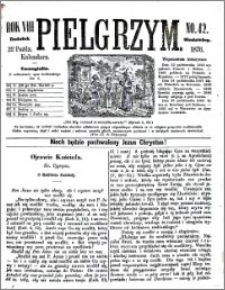 Pielgrzym, pismo religijne dla ludu. Dodatek niedzielny 1876 nr 42