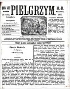 Pielgrzym, pismo religijne dla ludu. Dodatek niedzielny 1876 nr 43