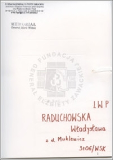 Raduchowska Władysława
