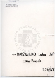 Radziwiłko Luba