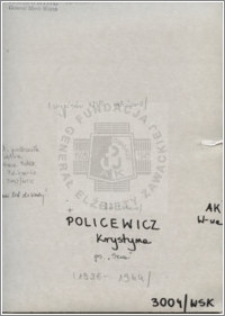 Policewicz Krystyna