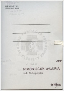 Połoniecka Waleria