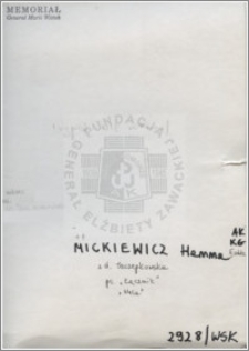 Mickiewicz Hanna