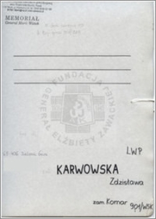 Karwowska Zdzisława