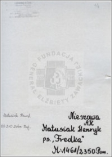 Matusiak Henryk