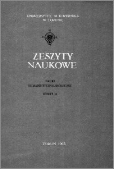Zeszyty Naukowe Uniwersytetu Mikołaja Kopernika w Toruniu. Nauki Humanistyczno-Społeczne. Filologia Polska, z. 5 (12), 1965