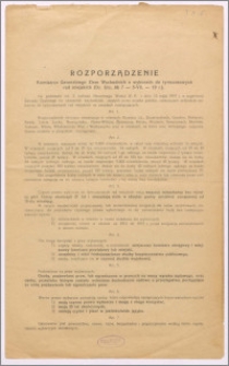 Rozporządzenie Komisarza Generalnego Ziem Wschodnich o wyborach do tymczasowych rad miejskich (Dz. Urz. No 7 - 5-VII. - 19 r.)