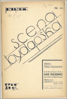 [Program:] Scena bydgoska. Sezon 1935/36, 1935-10-19