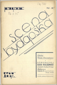 [Program:] Scena bydgoska. Sezon 1935/36, 1935-10-26