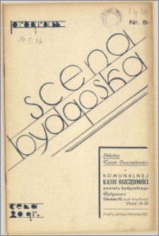 [Program:] Scena bydgoska. Sezon 1935/36, 1936-01-11