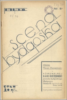 [Program:] Scena bydgoska. Sezon 1935/36, 1936-02-01